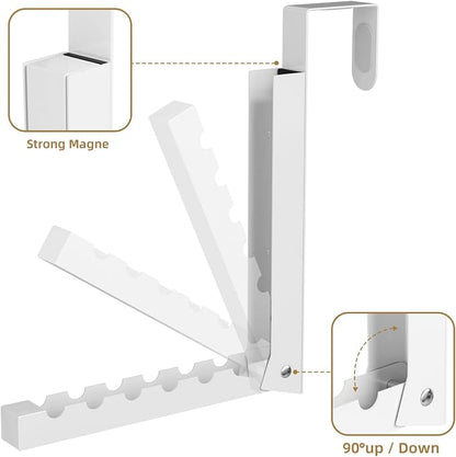 Over The Door Hanger Folding Clothes Drying Rack, Folding Hanging Coat Rack - Image 6