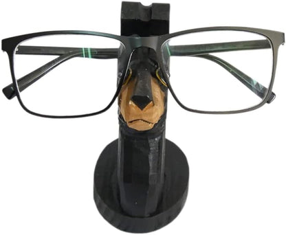 Red Dollar Handmade Wood Carved Animal Eyeglass Holder, Cute Sunglasses Display - Image 2
