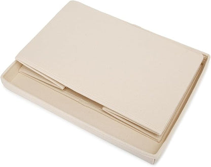 Foldable Storage Bins with Lids Cotton Canvas Rectangular Storage Box Ideal - Image 6