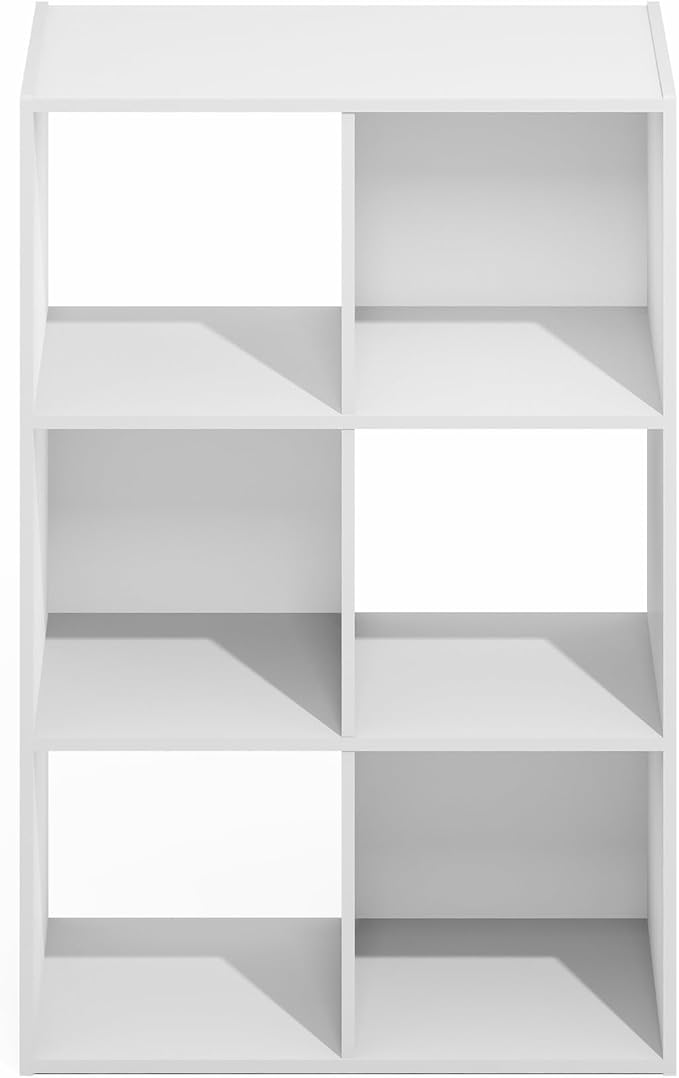 Furinno PELLI Book Shelf, 3x2 Bookshelf, Cube Storage Organizer Cabinet - Image 6