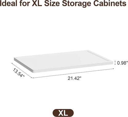 JOYMOOP Foldable Storage Cabinet Top Cover, Fits XL Storage Boxes, Dustproof - Image 2