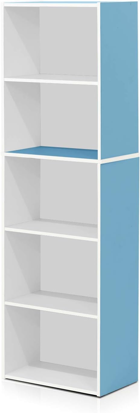 Furinno LUDER Book Shelf, 5-Cube Bookshelf, Bookcase - Image 8