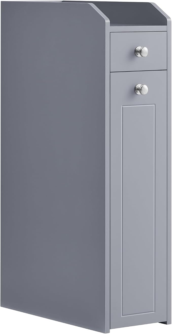 VASAGLE Slim Storage Cabinet, Narrow Storage Organizer by Unknown