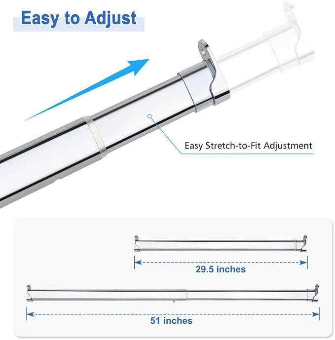 Adjustable Oval Closet Rod - Image 3