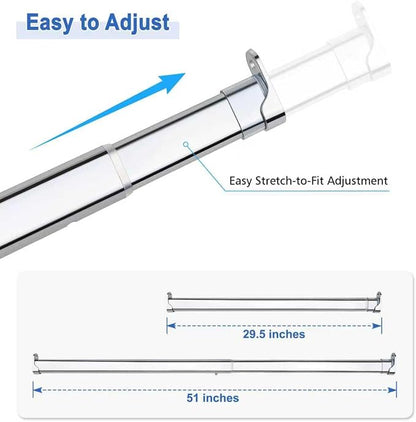 Adjustable Oval Closet Rod - Image 3