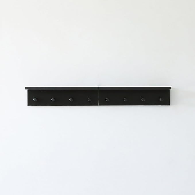 Entrance Coat Rack ，Coat Hooks, Wall-Mounted Wooden Hook Rack, Wall-Mounted - Image 8