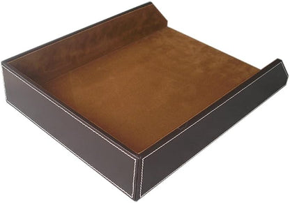 KINGFOM Letter Tray, PU Leather Paper Organizer Tray - Image 6