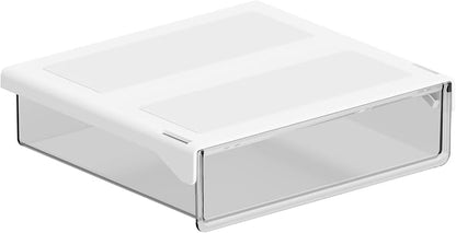 Clear Storage Drawer – 25° Tilted Front, Self-Adhesive Organizer by Unknown