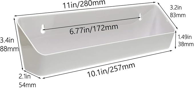 Bueyfolt 11" Kitchen Sink Front Tip-Out Accessory Trays - Image 2