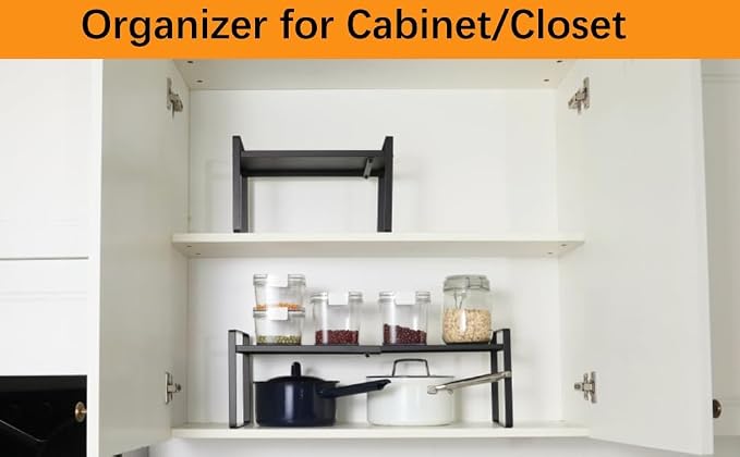 2-Pack Expandable Shelf Organizer - Image 4