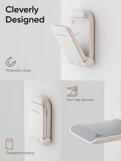 MAMUVIMO Headphone Stand, Headset Stand Foldable ＆ Sticky, Headphone Holder - Image 6
