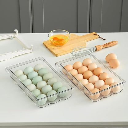Egg Holder for Refrigerator Egg Container for Refrigerator Organizer 1Pack | - Image 4