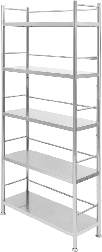 5-Tier Adjustable Rack Storage, Heave Duty Shelf Storage Unit Up to 22lb Each - Image 6