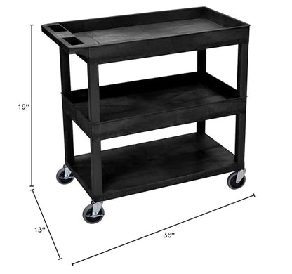 LUXOR EC112-B Multipurpose Utility Tub Cart - Image 2
