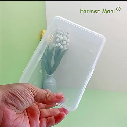 2 Pcs Small Plastic Storage Containers Box - Image 3