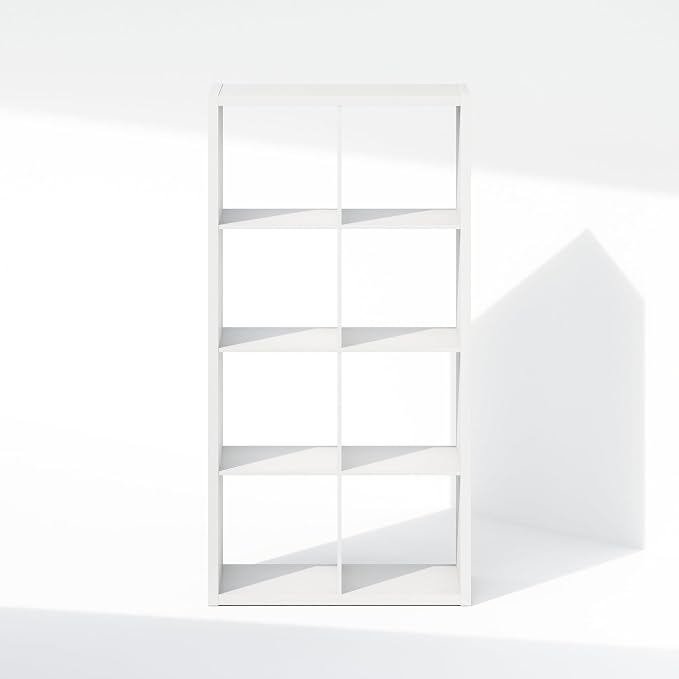 Furinno Cubic Extra Thick 8-Cube Closet Organizers and Storage, Open Shelf - Image 8