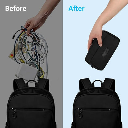 GOX Cable Organizer Travel Bag, Water Resistant Electronic Accessories Case - Image 9