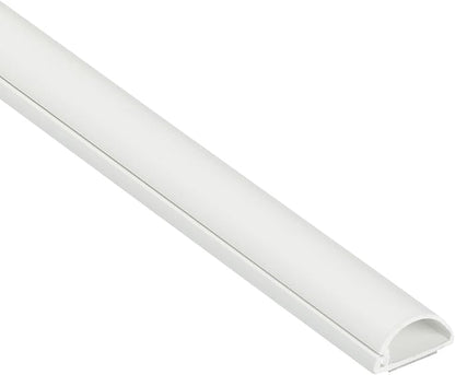 D-Line Half Round Cord Hider, Patented Cable Cover, Hide TV Wall Mount Wires by D-LineUSAinc
