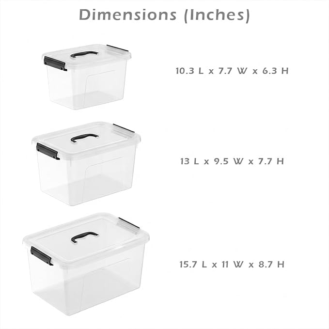 Clear Storage Latch Box/Bin - Image 2