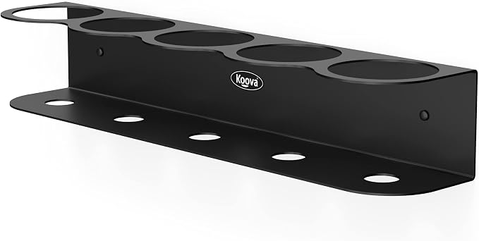 Koova 5 All-Purpose Spray Bottle Holder | Easy Install Wall Mount Hardware - Image 2