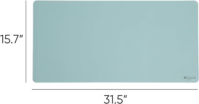 Smead Desk Pad, Vegan Leather Desk Mat - Image 4