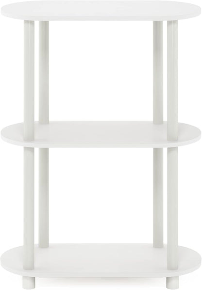 Furinno Turn-N-Tube No Tools 3-Tier Modern Oval Side Display Rack - Image 7