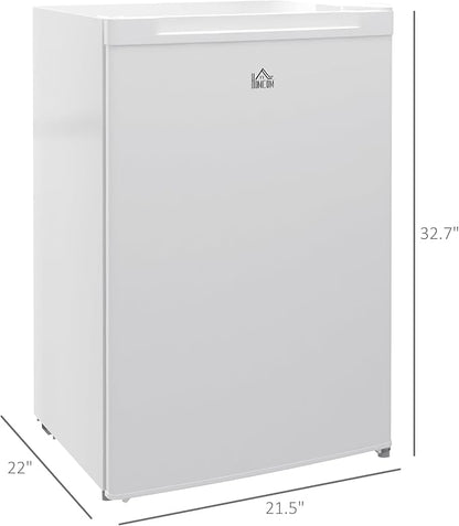 HOMCOM Mini Freezer Countertop, 3 Cu.Ft Compact Upright Freezer - Image 7