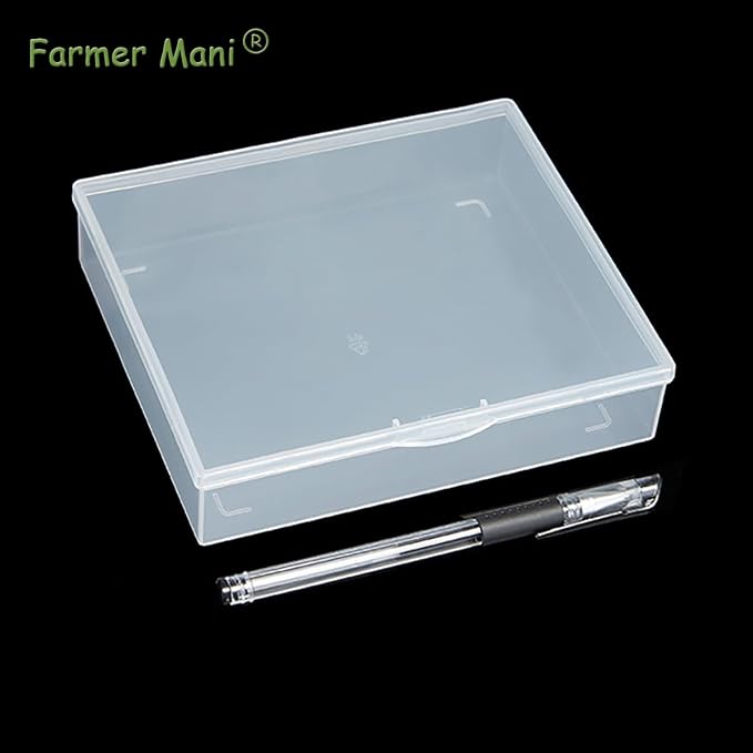 2 Packs Small Plastic Storage Containers, Beads Pencils Notebooks - Image 6