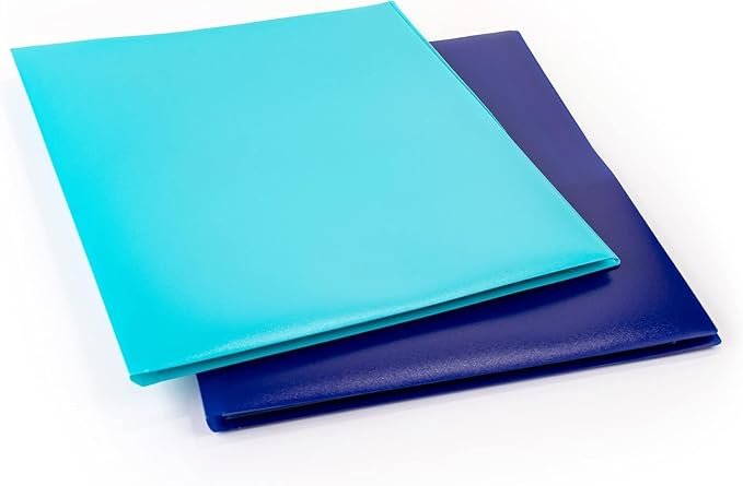 Smead 10-Pocket Organizer, Letter Size, 2 per Pack, 1 Each of Dark Blue and Teal - Image 2