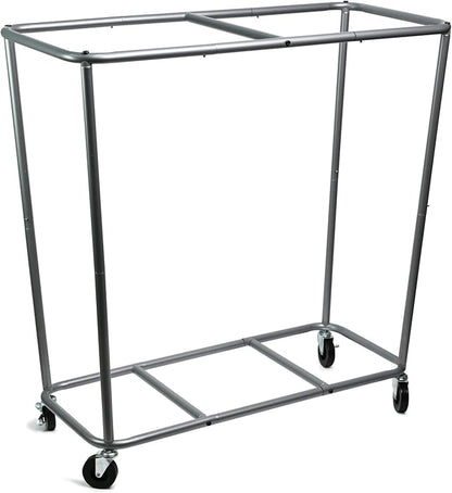 280L Laundry Cart with Wheels, Commercial Large Rolling Laundry Sorter - Image 7