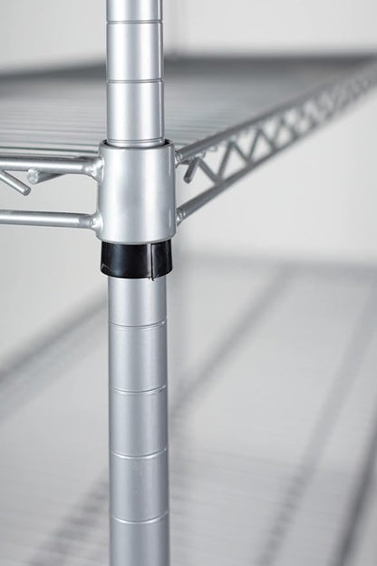 Omega 12" Deep x 24" Wide x 96" High 3 Tier Gray Starter Shelving Unit - Image 5