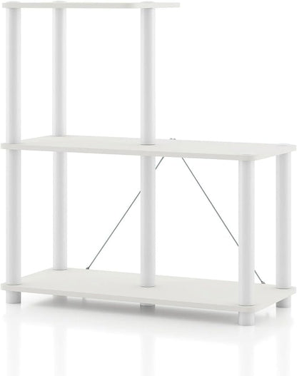 Homes: Inside + Out Apexa Modern 3-Cube Ladder Shelving Units, Collectibles by HOMESInsideOut