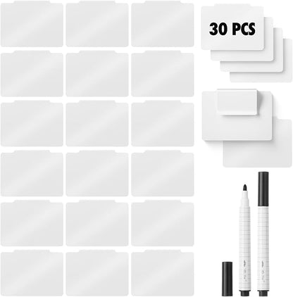 Mr. Pen- Basket Labels Clip On Set | 30 pcs Clip On Labels by MrPen