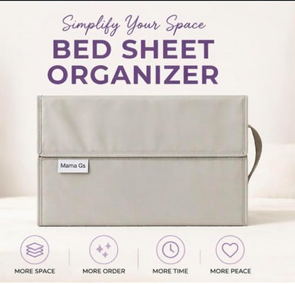4 Pack Bed Sheet Organizer and Storage - Image 6