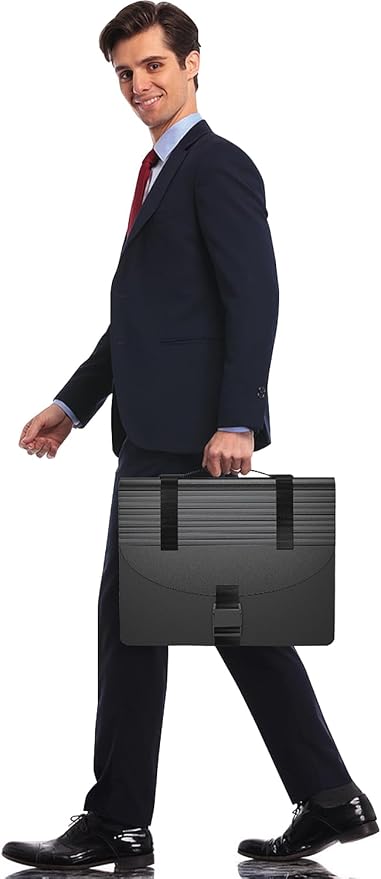 Expanding File Folders with Handle, Accordion File Organizer 13 Expandable - Image 7