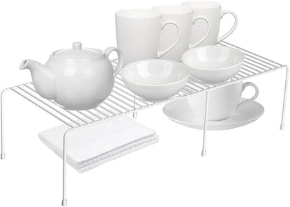 Expandable Cabinet Storage Organizer Shelf, Freezer Shelf Kitchen Cabinet - Image 4