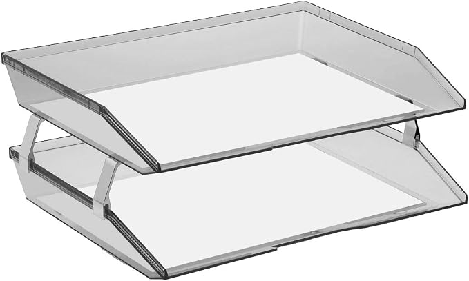 Acrimet Facility 2 Tier Letter Tray, Side Load, Letter Size/A4, Desktop File - Image 2