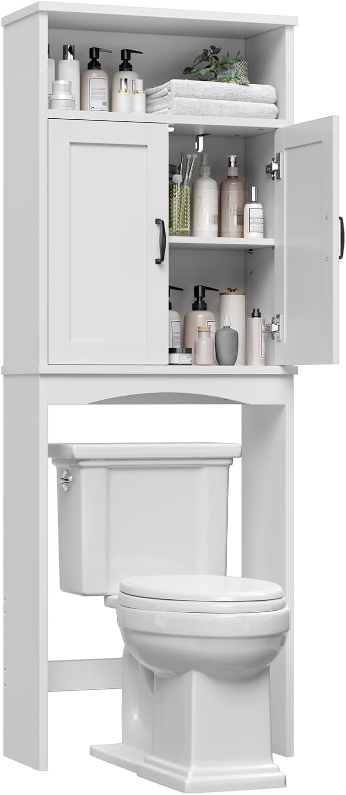 Over The Toilet Storage Cabinet, Over Toilet Bathroom Organizer - Image 9