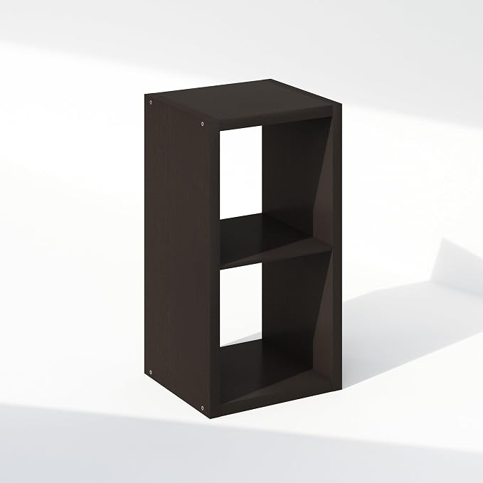 Furinno Cubic Extra Thick 2-Cube Closet Organizers and Storage, Dark Oak | 14.6 - Image 7