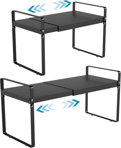 Expandable Cabinet Shelf Organizer 14-25 Inch Adjustable Length, Under Sink by Unknown