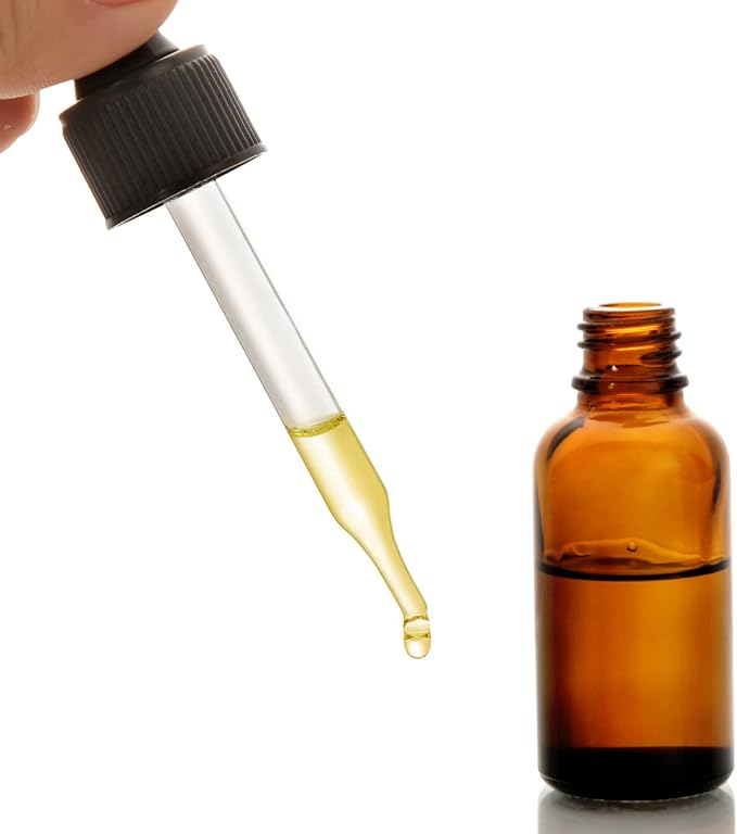 4 Pack, 1 oz Thick Dark Amber Glass Dropper Bottles - 30ml Tincture Bottles - Image 7