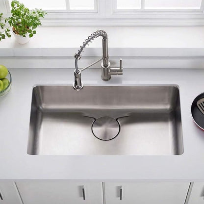KRAUS Dex 33-inch Undermount 16 Gauge Stainless Steel Single Bowl Kitchen Sink - Image 2