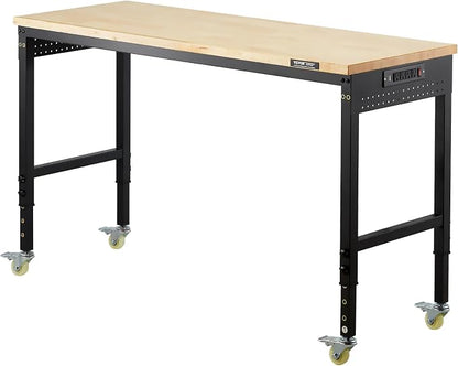 VEVOR Adjustable Workbench, 60 Inch Work Bench - Image 12