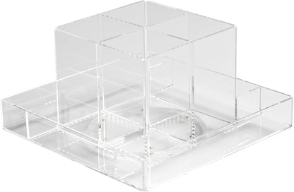 RUSSELL+HAZEL Fine Line Acrylic Carousel, Art Supplies, Makeup Brushes & Small by russellhazel