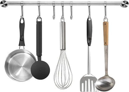 Audmore Kitchen Utensil Rack 1 PCS, 15.6” Pot & Pan Hanging Rack Wall Mount | by Audmore