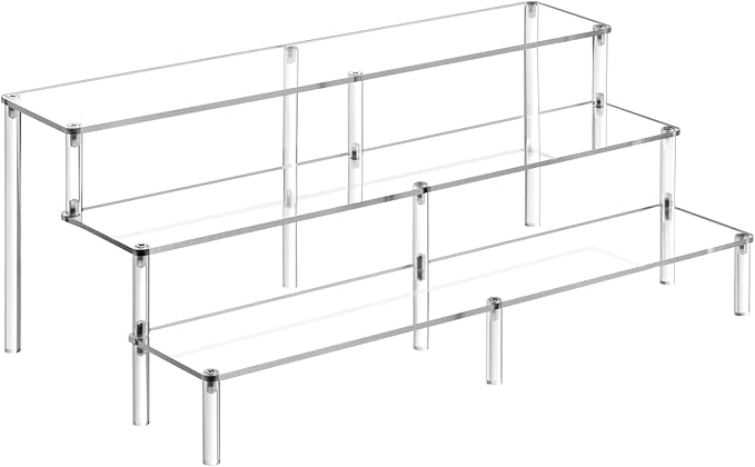 HENABLE 14.8 IN Large Acrylic Perfume Organizer Stand, Funko POP, Dessert by HENABLE