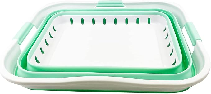 SAMMART 42L Collapsible Plastic Laundry Basket - Image 3