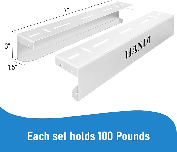 HandT USA Based Overhead Garage Storage Rack, Ceiling Tote Bin Organization - Image 6