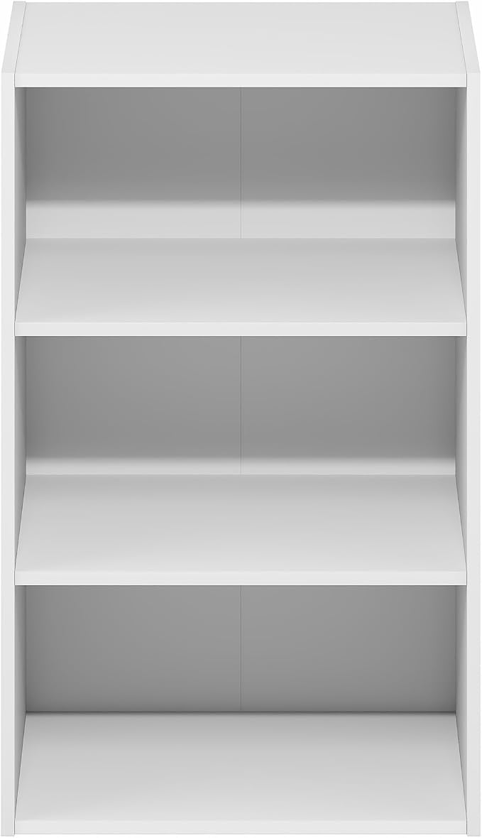Furinno Basic Book Shelf, 3-Tier Bookshelf, Storage Organizer Bookcase - Image 6