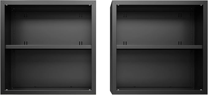 Manhattan Comfort Fortress Storage Units, Charcoal Gray - Image 4
